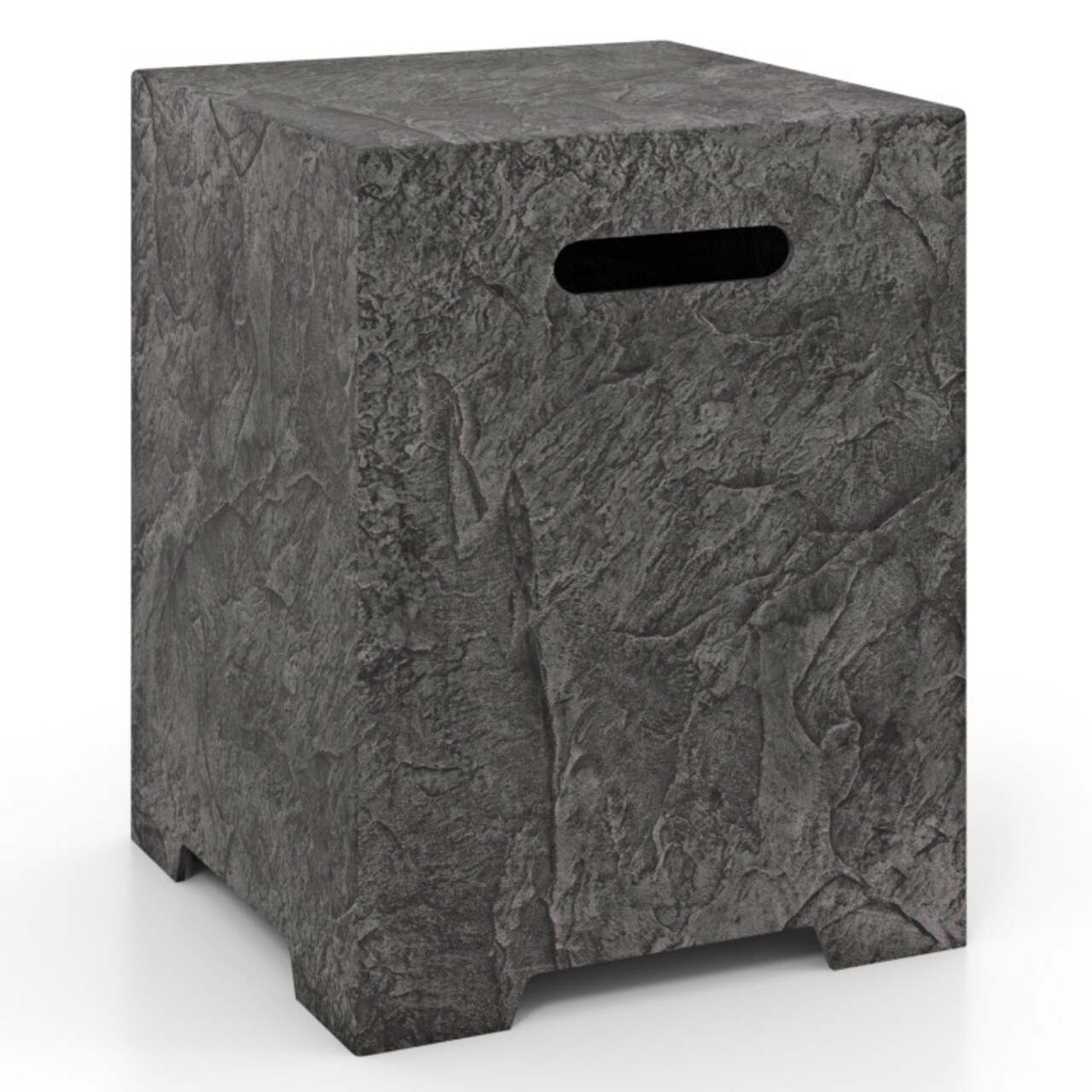 Grey Magnesium Oxide Propane Tank Cover and Side Table and Waterproof